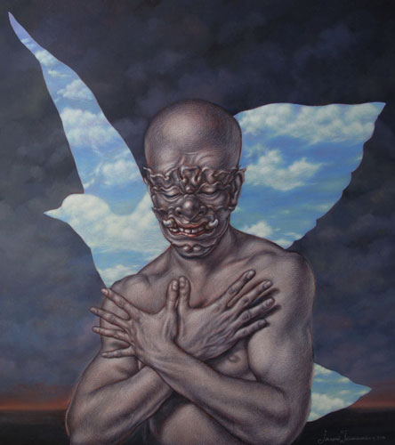 Dreaming of Freedom (after Rene Magritte)