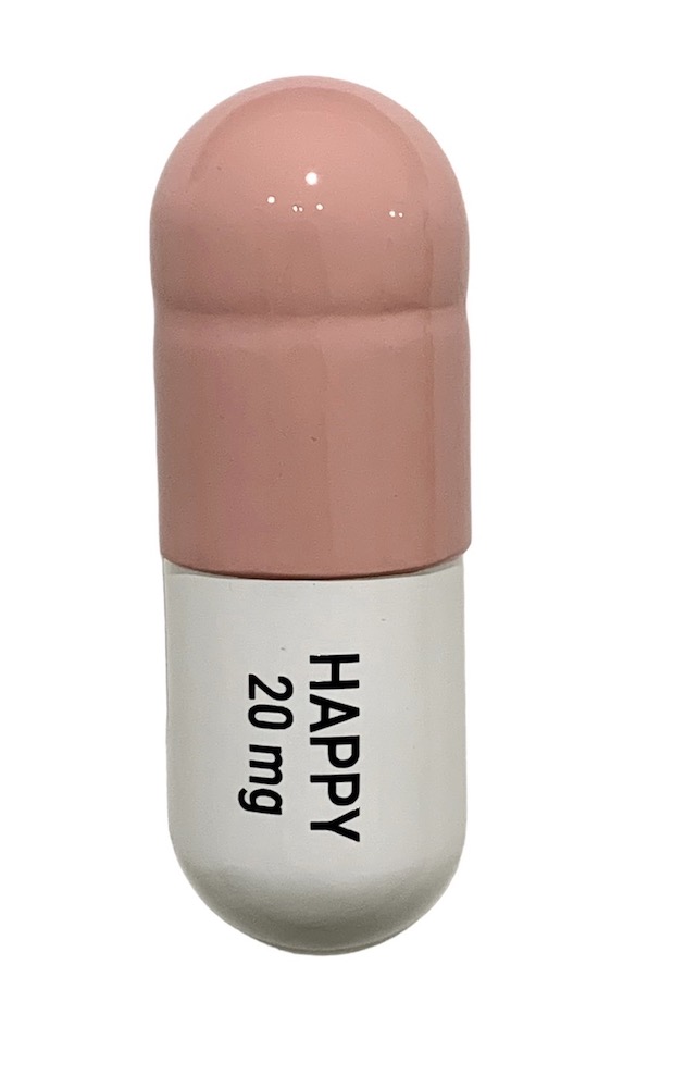 Happy 20mg (White – Pink Pastel)