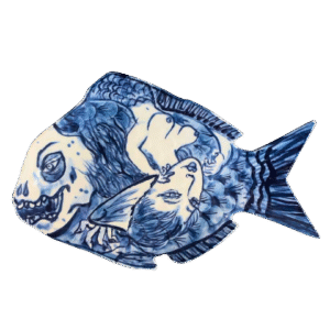 Oyogu Osakana (Swimming Fish) Plate