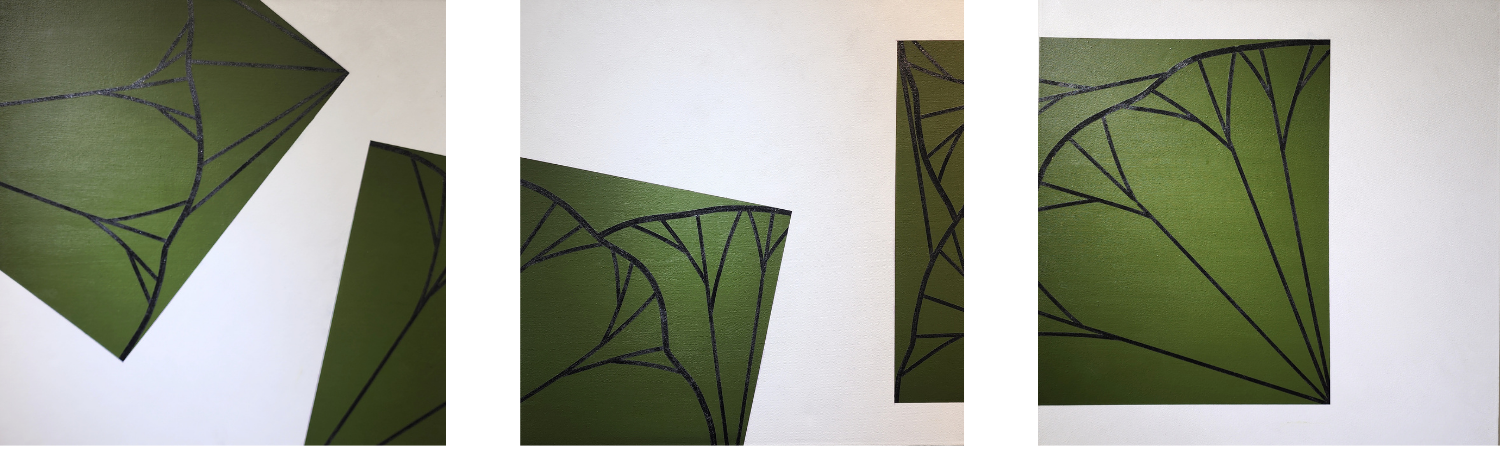 Layalekha Triptych: Water Lily Square