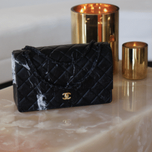 Coco Bag (Black Marquinha Marble and Calacatta Gold)